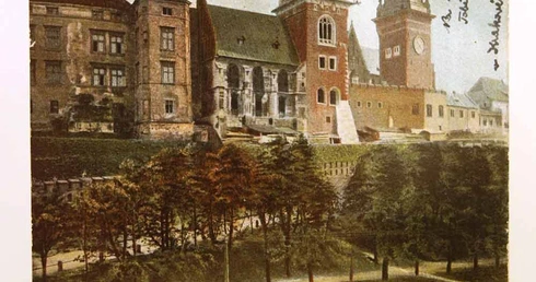 Wawel na starych pocztówkach