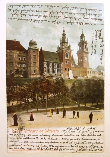 Wawel na starych pocztówkach