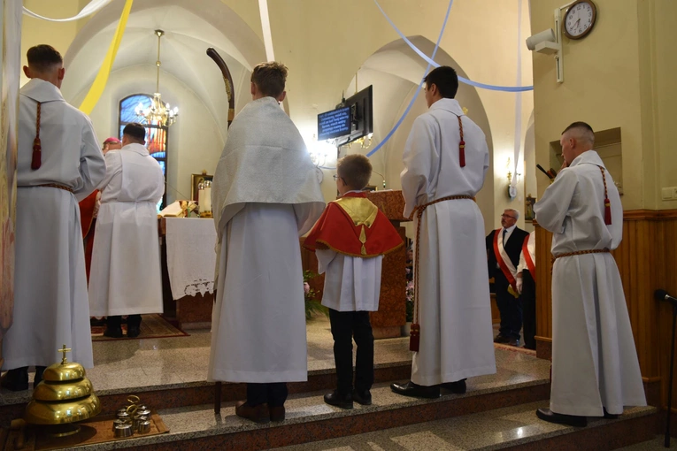Sztandar Arcybractwa NSPJ w Marcinkowicach