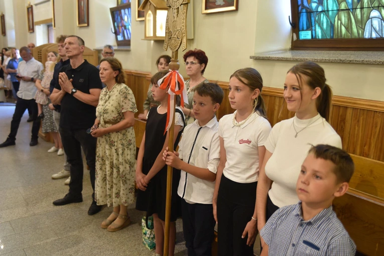 Sztandar Arcybractwa NSPJ w Marcinkowicach