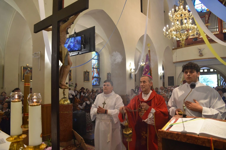 Sztandar Arcybractwa NSPJ w Marcinkowicach