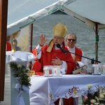 Msza św. na wodzie w Rybniku