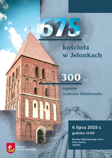Oficjalny plakat zapowiadający uroczystości.