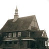 Archiwalne zdjęcie kościoła. 