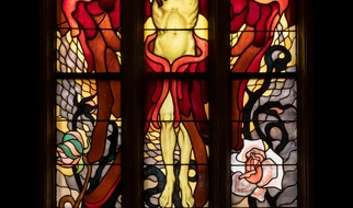 W stronę sacrum - witraż Wyspiańskiego w Katowicach?