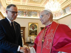 Leon XIV przyjął na audiencji prezydenta RP Andrzeja Dudę