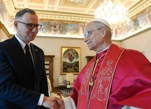 Leon XIV przyjął na audiencji prezydenta RP Andrzeja Dudę