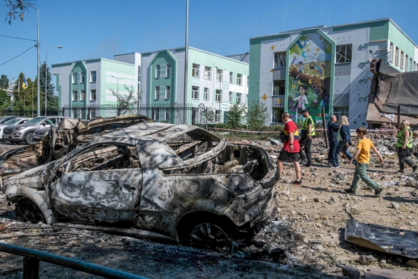 Ukraina: nocny atak Rosji na kraj największy od 2022 roku