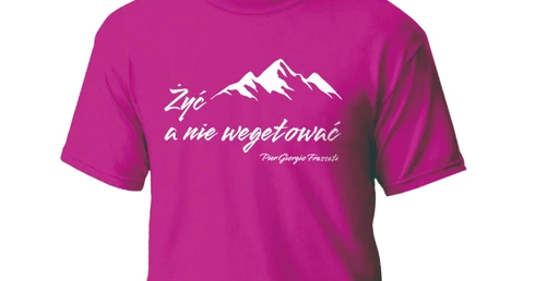 Żyć, nie wegetować! Błogosławiony Pier Georgio Frassati z inspirującym hasłem na koszulkach