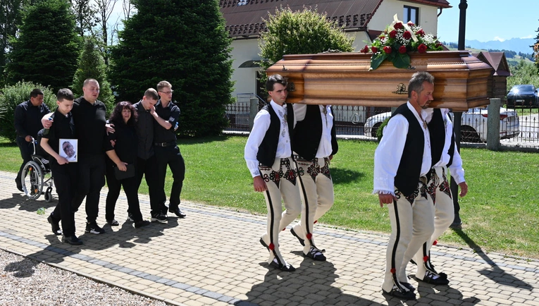 Pogrzeb wieloletniego organisty z Czarnego Dunajca