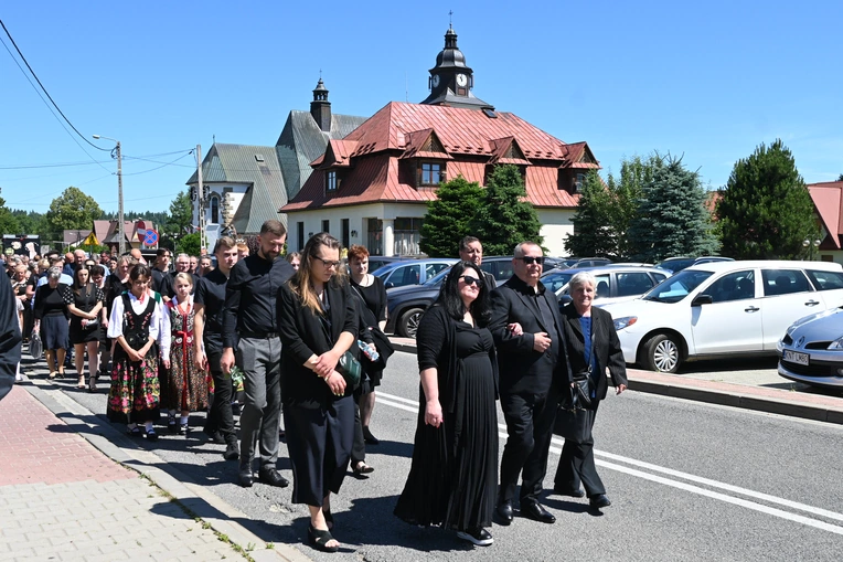 Pogrzeb wieloletniego organisty z Czarnego Dunajca