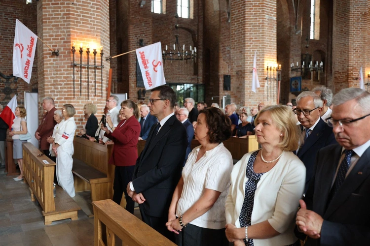 Poświęcenie krzyża Solidarności Walczącej