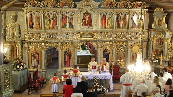 Wierchomla. Poświęcenie odnowionego wnętrza kościoła
