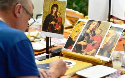 Warsztaty malowania ikony MB Gietrzwałdzkiej