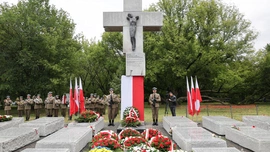 Uroczystości na Skwerze Wołyńskim w Warszawie