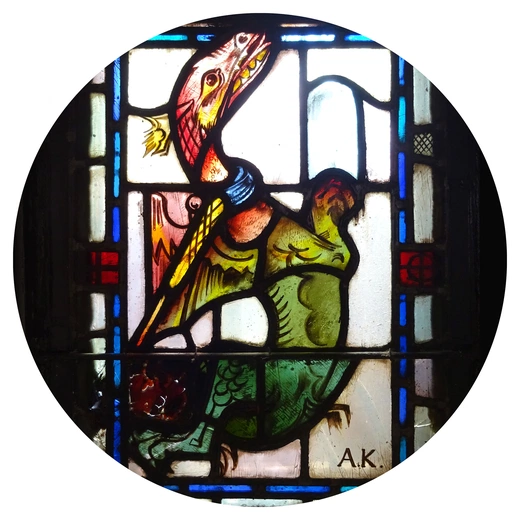 Smok z kaplicy w Domu Misyjnym Werbistów, Bytom.