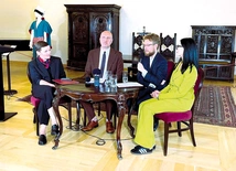 W konferencji uczestniczyli (od lewej): Marta Cienkowska, Grzegorz Socha, Mikołaj Getka-Kenig i Kinga Kędziora.
