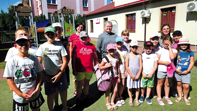 Podopieczni świetlicy Akademia Młodych.