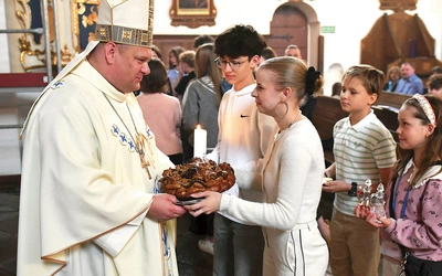 Głównym punktem spotkania była Msza św. w rokitniańskiej bazylice.