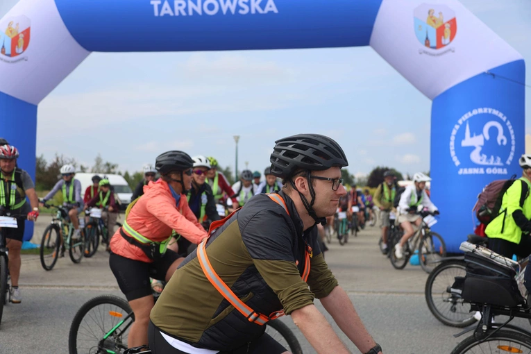 Rowerowa Pielgrzymka Tarnowska w drodze