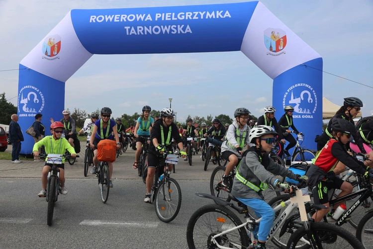 Rowerowa Pielgrzymka Tarnowska w drodze