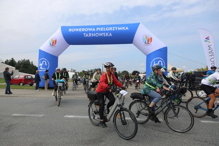 Rowerowa Pielgrzymka Tarnowska w drodze
