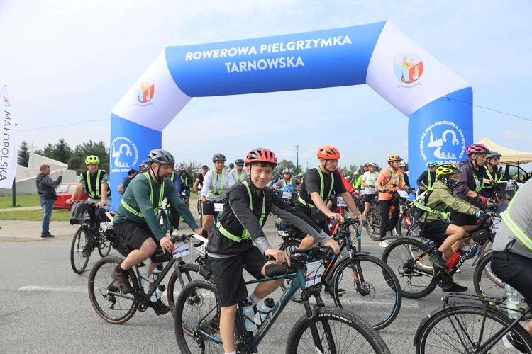 Rowerowa Pielgrzymka Tarnowska w drodze