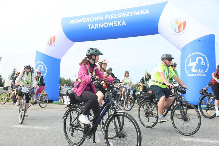Rowerowa Pielgrzymka Tarnowska w drodze