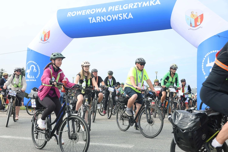 Rowerowa Pielgrzymka Tarnowska w drodze