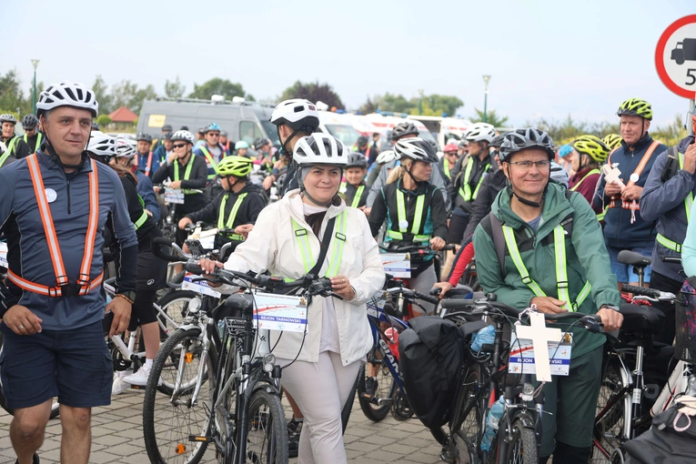 Rowerowa Pielgrzymka Tarnowska w drodze