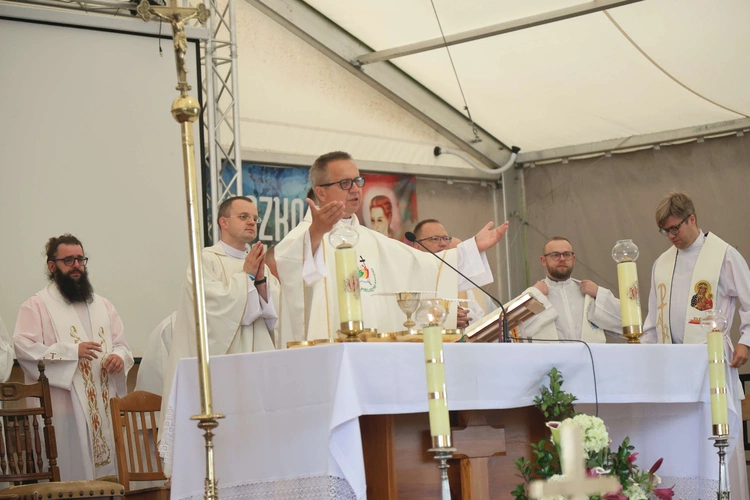 Rowerowa Pielgrzymka Tarnowska w drodze