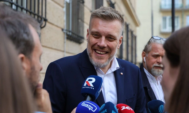 Współprzewodniczący partii Razem Adrian Zandberg 
