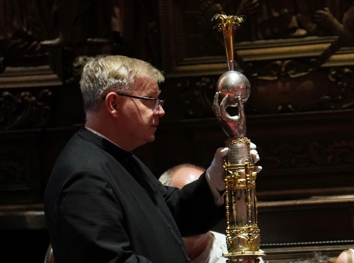 Błogosławiony Czesław Odrowąż w katedrze wrocławskiej