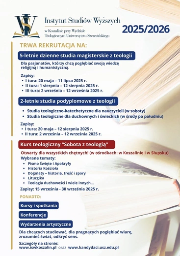 Studia z teologii 2025/2026