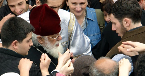 Gruziński patriarcha Eliasz II ma już 50 tysięcy "chrześniaków"