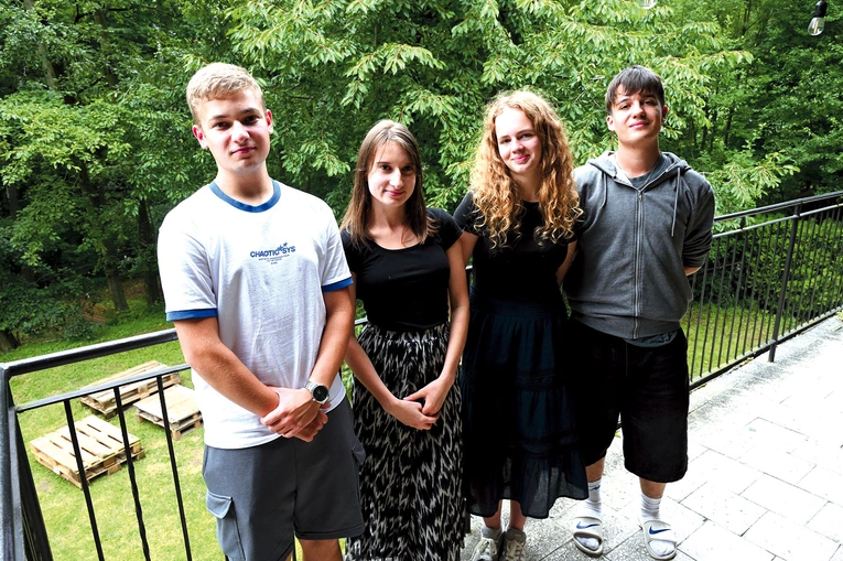 Od lewej: Mateusz, Patrycja, Ania i Fabian. 