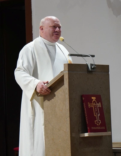 O. John Bashobora w parafii pw. Świętej Rodziny we Wrocławiu