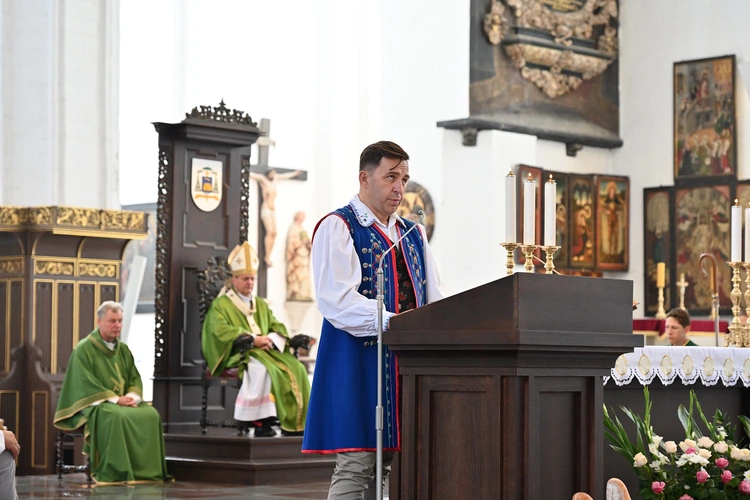 30. Święto Chleba w Gdańsku - Msza św. w bazylice Mariackiej