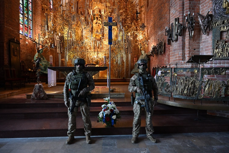 Swięto Policji w bazylice św. Brygidy