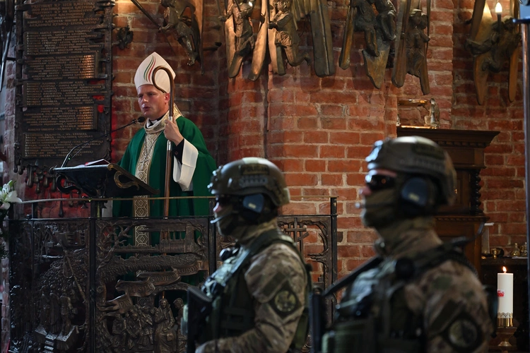 Swięto Policji w bazylice św. Brygidy