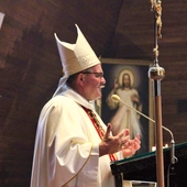 Podczas Mszy św. w kędzierzyńskim kościele  św. Eugeniusza  de Mazenoda.