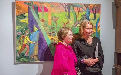 Laura Gutowska i Kaja Solecka – uczestniczki sympozjum.