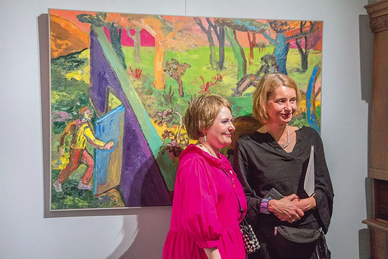 Laura Gutowska i Kaja Solecka – uczestniczki sympozjum.