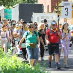 80. Pielgrzymka Rybnicka - wymarsz z Rybnika