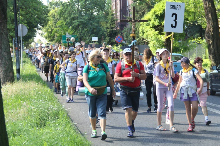 80. Pielgrzymka Rybnicka - wymarsz z Rybnika