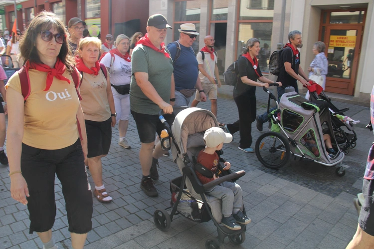 80. Pielgrzymka Rybnicka - wymarsz z Rybnika