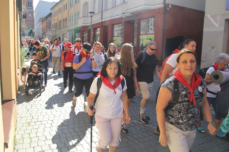 80. Pielgrzymka Rybnicka - wymarsz z Rybnika