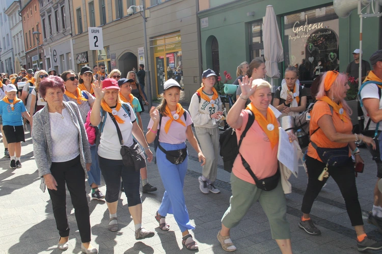 80. Pielgrzymka Rybnicka - wymarsz z Rybnika