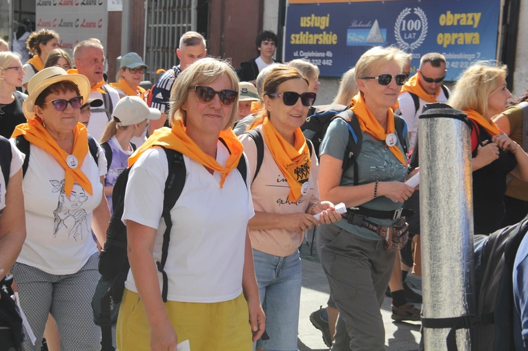 80. Pielgrzymka Rybnicka - wymarsz z Rybnika