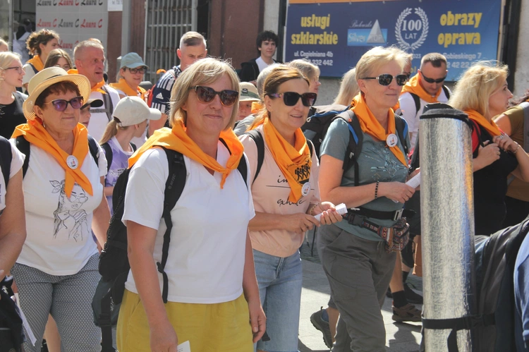 80. Pielgrzymka Rybnicka - wymarsz z Rybnika